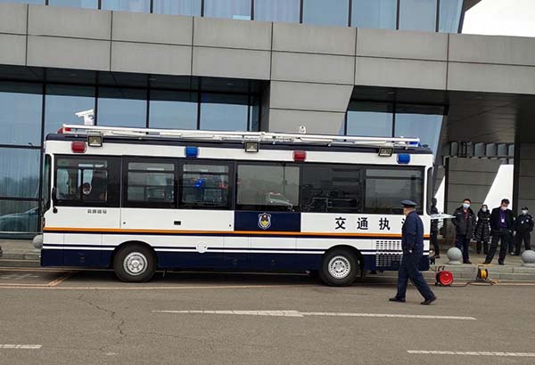 辽宁丹东：高科技防疫管控指挥平台上岗执勤   奔赴防疫一线  参加检疫检查(图4)