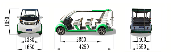半封电动11座观光车(图1) 半封电动11座观光车(图1)