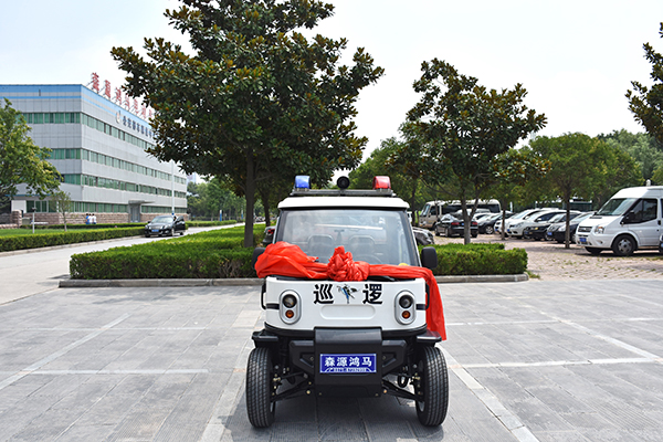 安徽合肥“小精灵”电动巡逻车发车(图1)