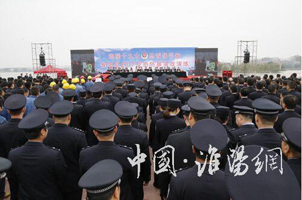 周口淮阳县反恐防暴实战演练活动举行(图1)