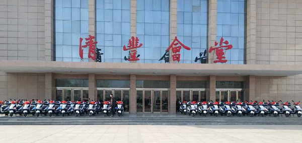 濮阳清丰县两轮电动巡逻车列装上岗     服务群众最后一公里(图2)