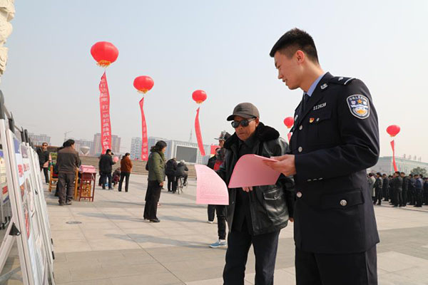 开封市尉氏县举行扫黑除恶誓师大会(图6)
