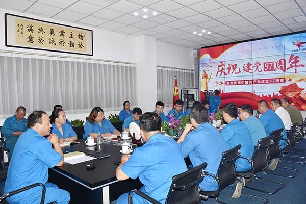 “不忘初心跟党走 牢记使命做贡献”——森源鸿马举行庆“七一”学习交流活(图3)