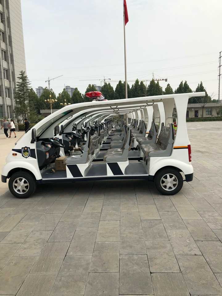 新乡获嘉县采购的电动巡逻车列装上岗(图2)