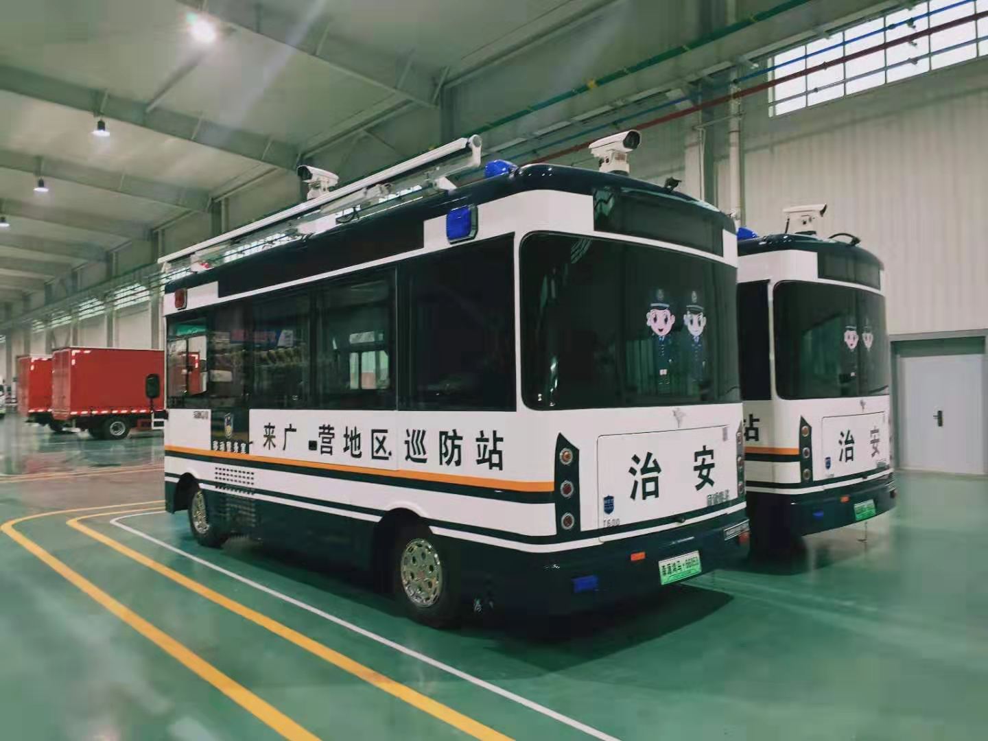 北京朝阳区再出新利器！森源鸿马移动警务室护航两会安保(图4)