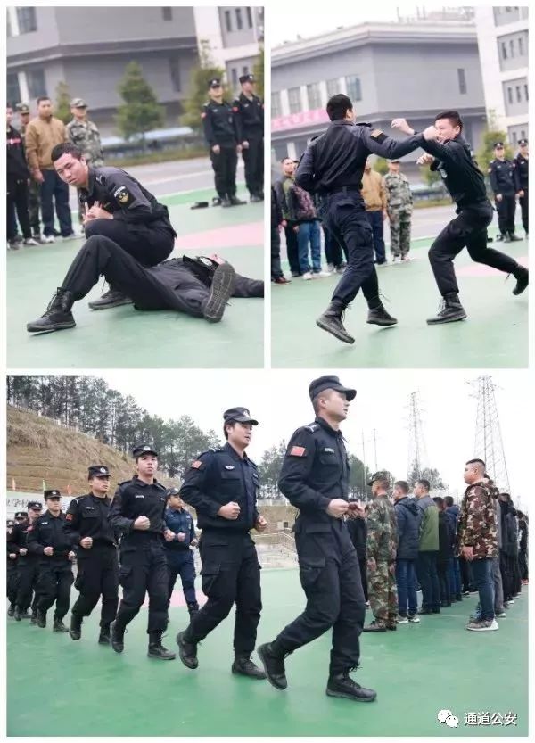 通道城市快警、一村一辅警苦练本领 严格上岗！(图2)