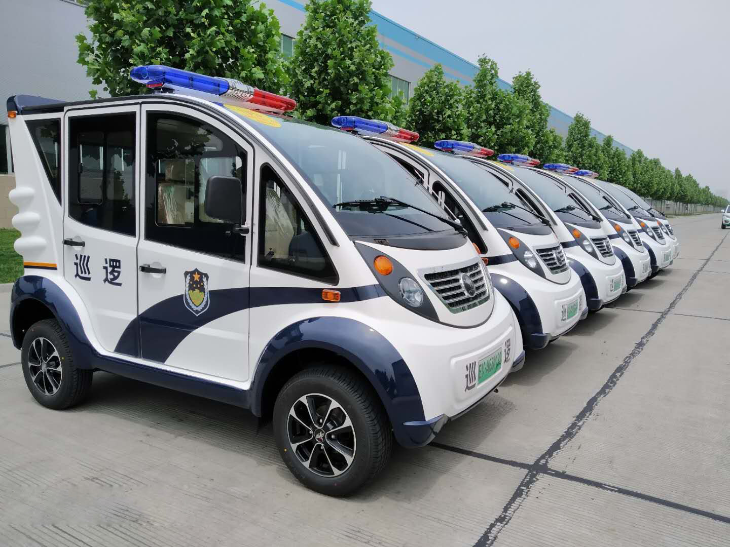 维护治安，服务群众!福建龙海市通过公安部警采中心采购6台电动巡逻车(图3)