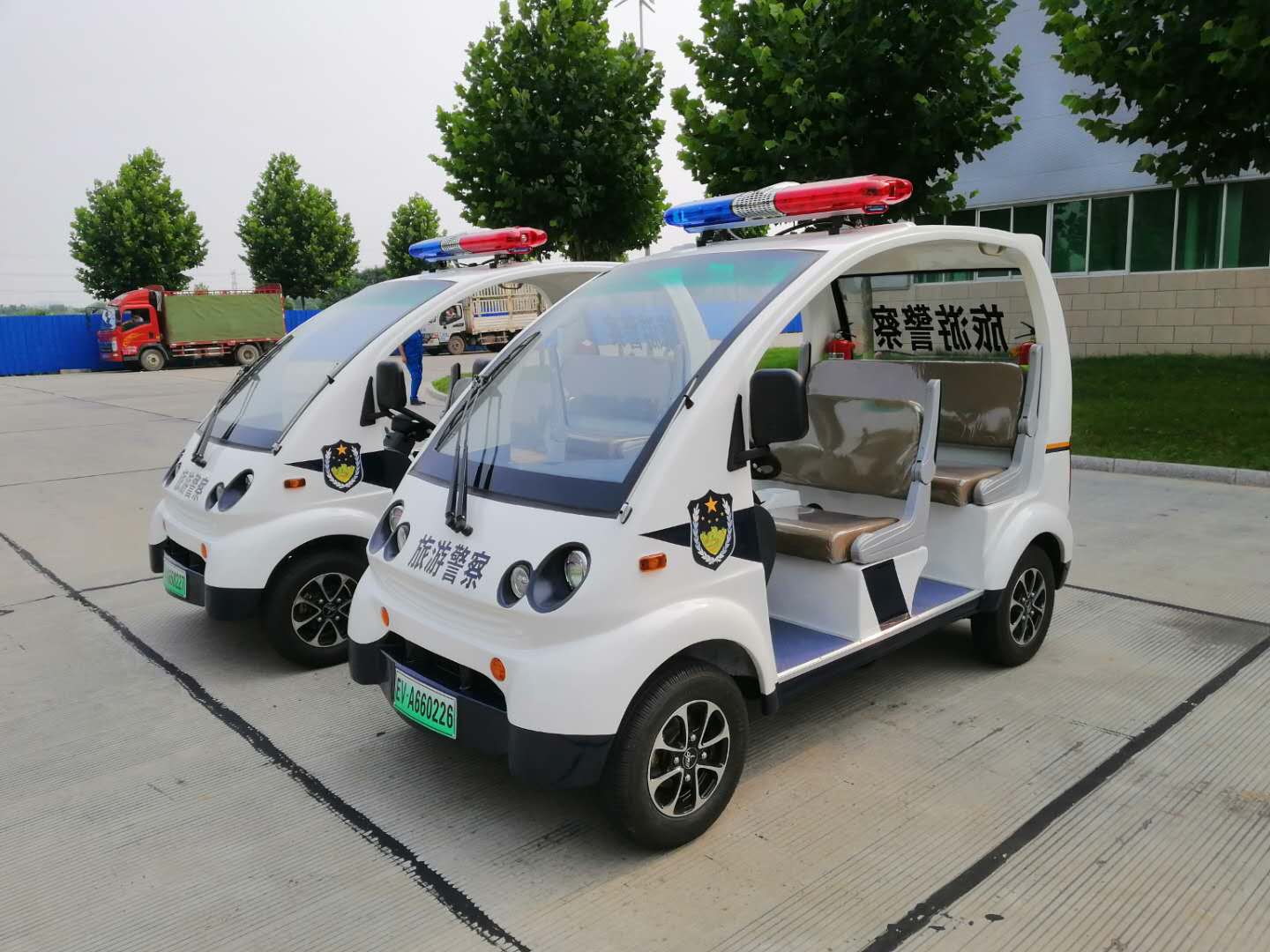 鸿马电动巡逻车服务全国公安系统部分汇总(图22)