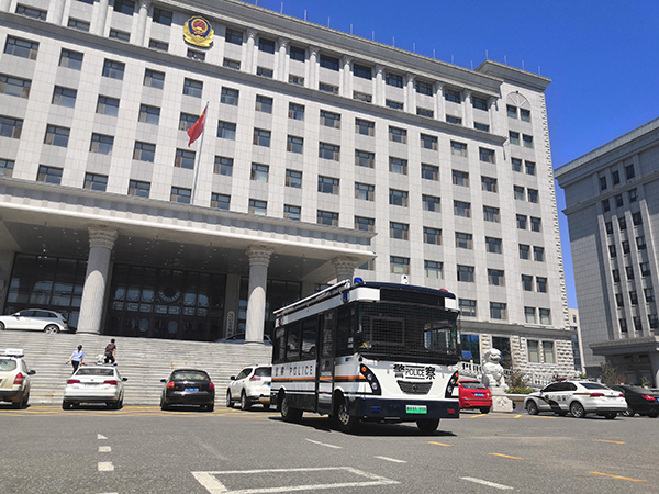 吉林乾安县移动警务室上岗执勤(图1)