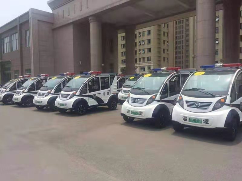 新乡市电动巡逻车上岗执勤(图2)