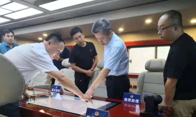 2019国际公路自行车赛第一赛段安保工作圆满完成，森源鸿马指挥车全程保障!(图4)