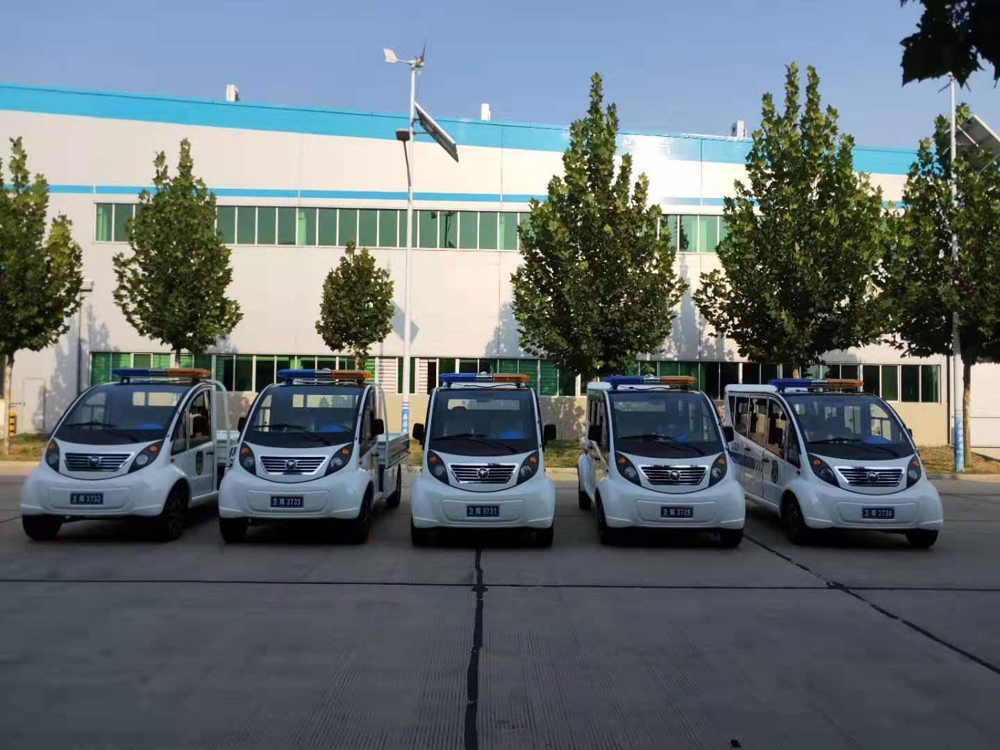 新乡卫辉市采购5台电动巡逻车(图1)