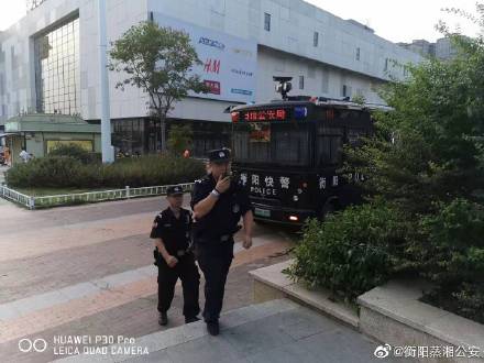 衡阳蒸湘快警全天候巡防(图2)