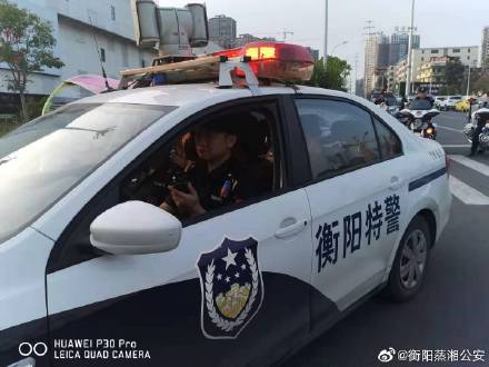 衡阳蒸湘快警全天候巡防(图3)