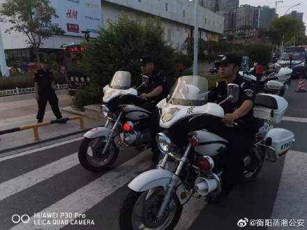 衡阳蒸湘快警全天候巡防(图4)