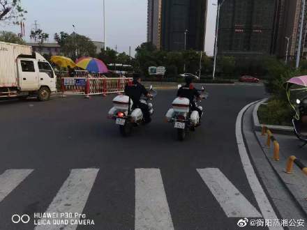 衡阳蒸湘快警全天候巡防(图5)
