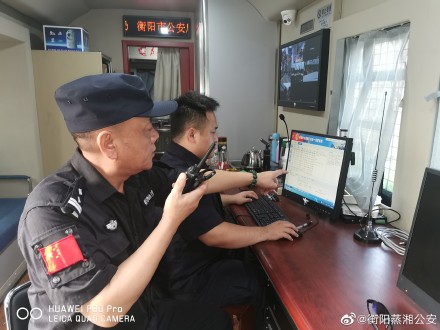 衡阳蒸湘快警全天候巡防(图1)