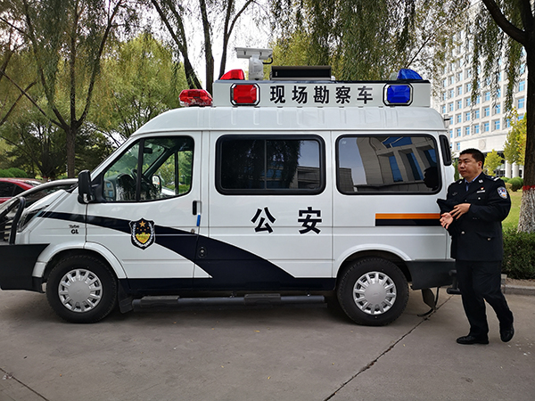 宁夏石嘴山现场勘察车列装上岗(图1)