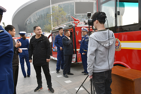VR消防演练开启智慧消防 ——森源鸿马助力菏泽市119宣传月启动仪式  (图27)