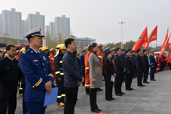 VR消防演练开启智慧消防 ——森源鸿马助力菏泽市119宣传月启动仪式  (图7)