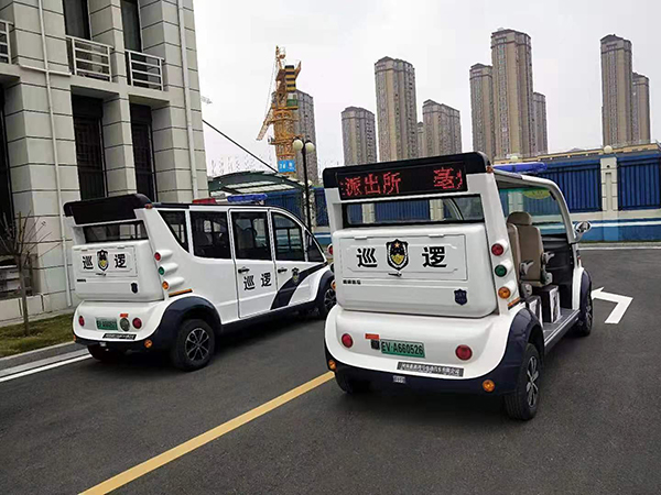 安徽亳州电动巡逻车上岗执勤(图3)