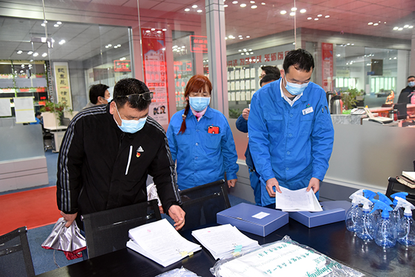郑州市复工复产第六督查组、经开区工信局莅临森源鸿马督查指导工作(图10)