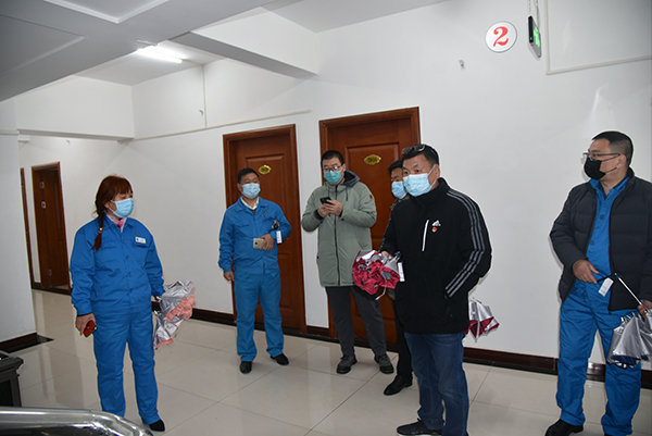 郑州市复工复产第六督查组、经开区工信局莅临森源鸿马督查指导工作(图7)