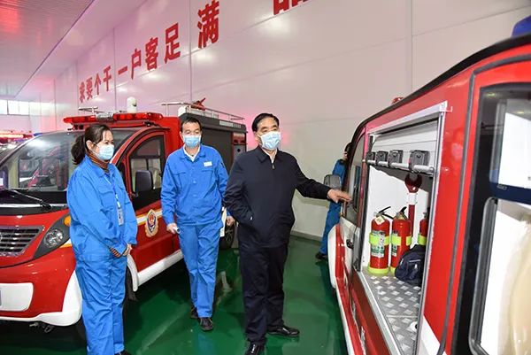 郑州市经开区党工委书记、管委会主任樊福太莅临森源鸿马检查指导(图5)