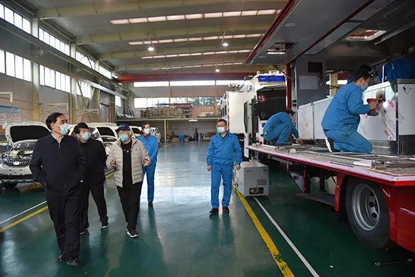 郑州市经开区党工委书记、管委会主任樊福太莅临森源鸿马检查指导(图7)