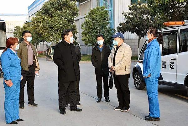 郑州市经开区党工委书记、管委会主任樊福太莅临森源鸿马检查指导(图13)