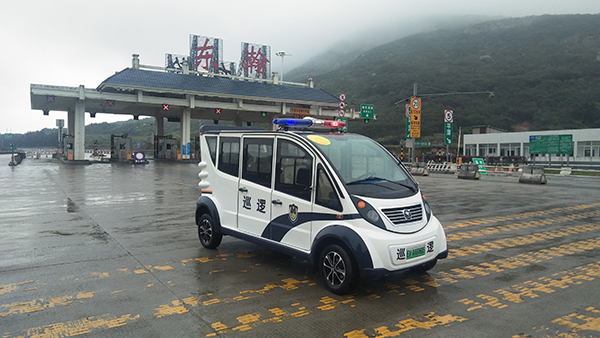 福建平潭电动巡逻车上岗执勤(图1)