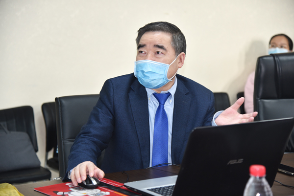 森源鸿马总经理马鸿军率队前往郑州大学五附院参观交流(图3)