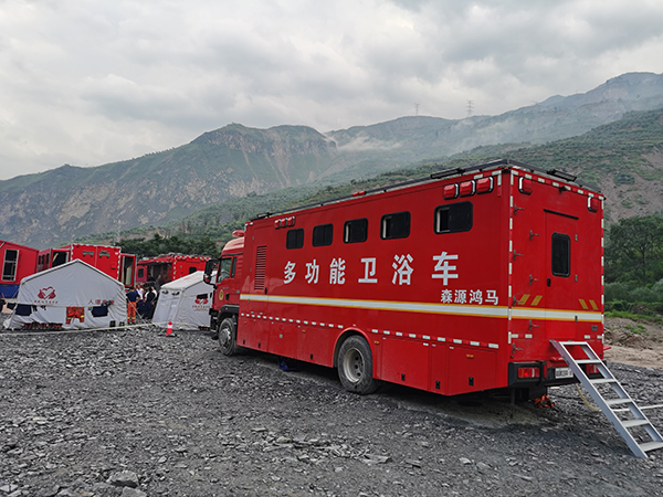 甘肃陇南：全系列战勤保障装备上岗   筑牢抗洪救灾前线“保障盾”(图7)
