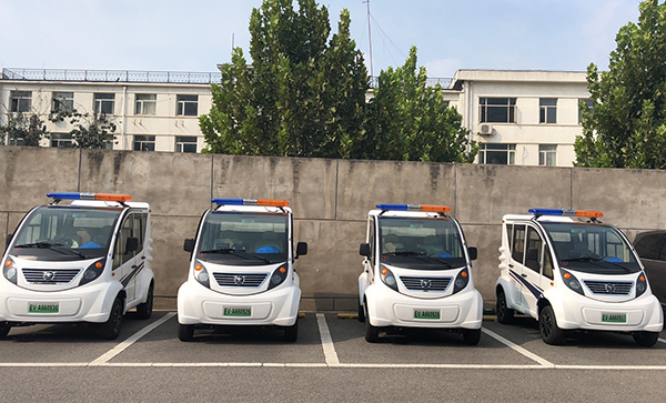 森源鸿马17台电动执法车入驻北京为国庆添彩(图2)