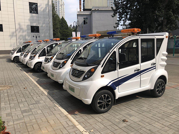 森源鸿马17台电动执法车入驻北京为国庆添彩(图5)