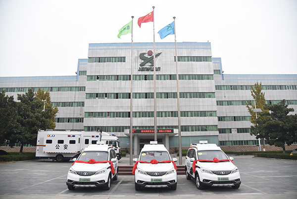 郑州电动巡逻执法车发车(图1)