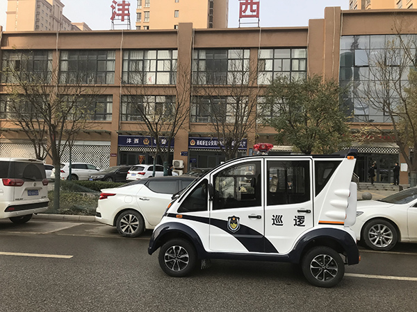 陕西西安电动巡逻车上岗执勤||助力构建立体化巡防体系(图1)