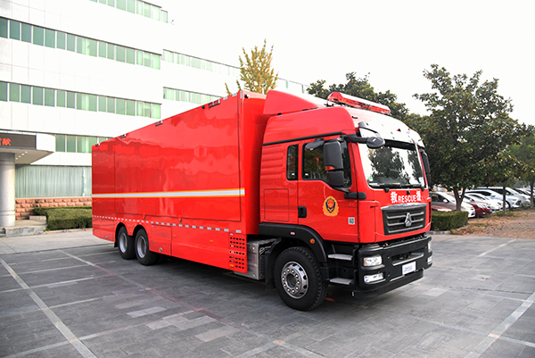 以车代库 快速反应||森源鸿马消防装备运输车(图3)