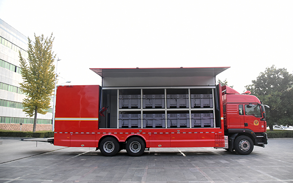 以车代库 快速反应||森源鸿马消防装备运输车(图8)