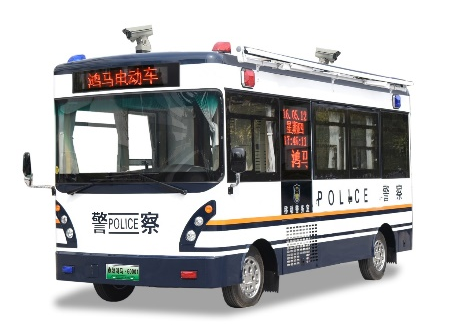 电动式移动警务室（6m至7m（不含），Ⅳ型） 6米电动警务室Ⅳ型SYH6604EVJ型技术方案(图1)