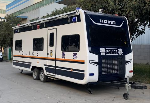 牵引式移动警务室（7m至8m（不含），Ⅳ型） 7米牵引式警务室IV型SYH9031TJ型技术方案(图1)