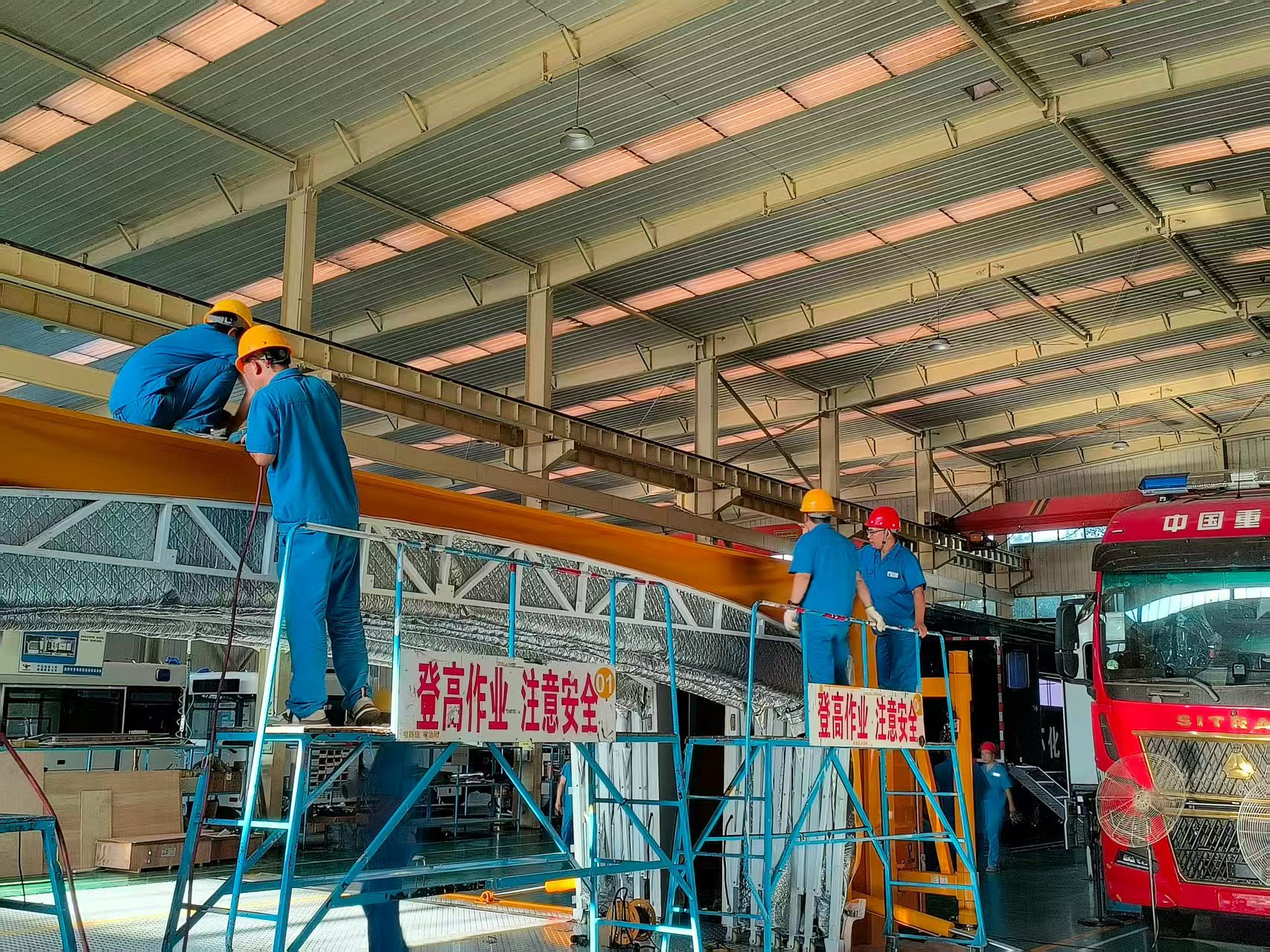 高温下的攻坚：云南交通公路储备中心会议方舱赶制纪实(图2)