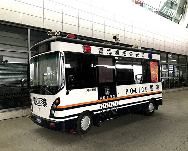 九三阅兵安保“移动堡垒”！森源鸿马移动警务室站岗执勤守护平安(图3)