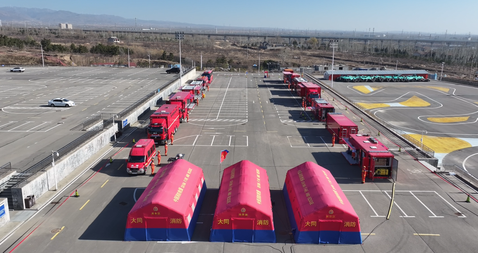 无预案砺兵显真章||森源鸿马模块方舱助力大同消防战勤保障演练(图6)