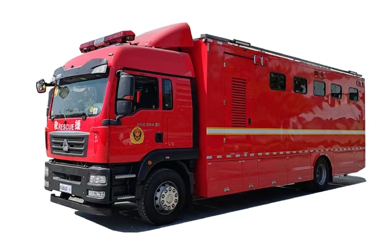 硬核保障暖民心||森源鸿马淋浴车赋能一线应急救援(图1)