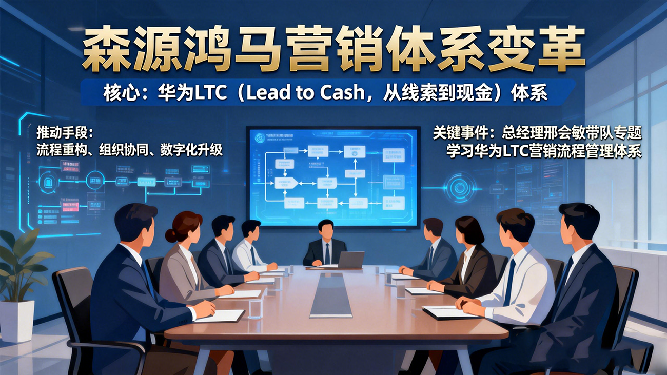 森源鸿马学习华为LTC体系||赋能营销高质量发展新征程(图1)