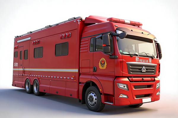 硬核底盘赋能消防实战||森源鸿马汕德卡C7通信指挥车守护生命防线(图1)
