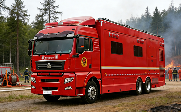 硬核底盘赋能消防实战||森源鸿马汕德卡C7通信指挥车守护生命防线(图6)