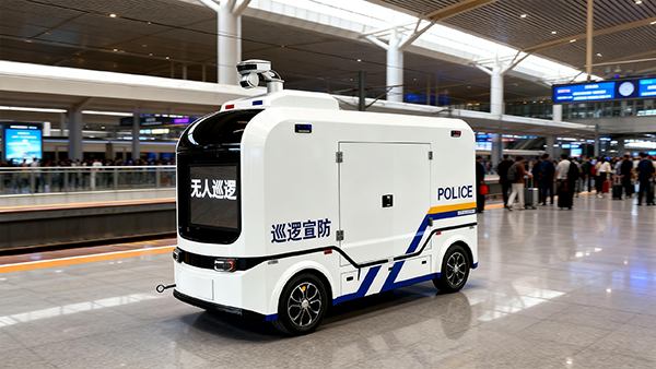 科技赋能，声光驱险！森源鸿马无人巡逻车全新智能警示系统(图6)