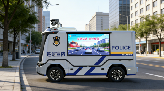 科技赋能基层安防||森源鸿马无人巡逻车解锁便民实战新体验(图6)